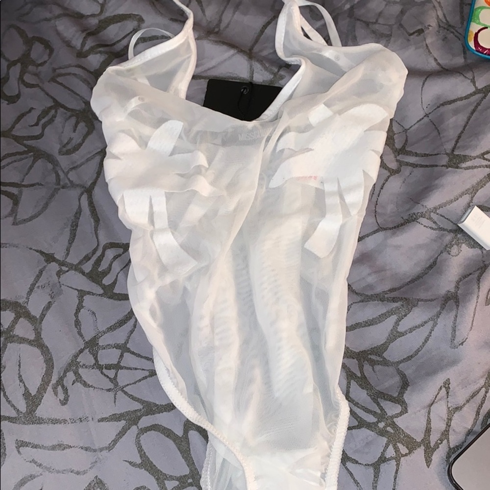 see through palm tree body suit